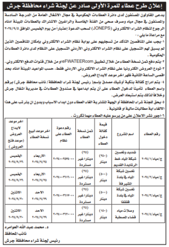 تمديد وتحسين شبكة المياه خط الرشايدة القديم