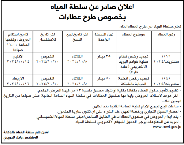 تجديد رخص نظام حماية خوادم البريد الالكتروني