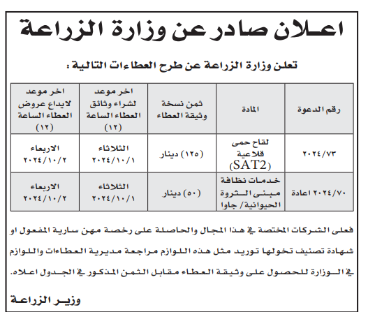 خدمات نظافة مبنى الثروة الحيوانية /جاوا